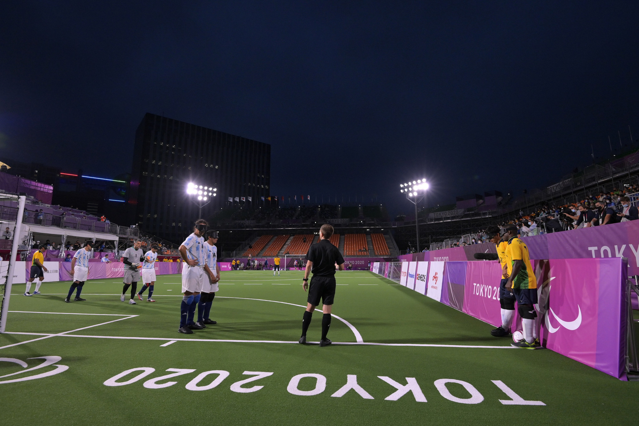 Blind football has been part of the Paralympics programme since Athens 2004, but Los Angeles 2028 is set to mark the first time the US has participated in the sport ©Getty Images
