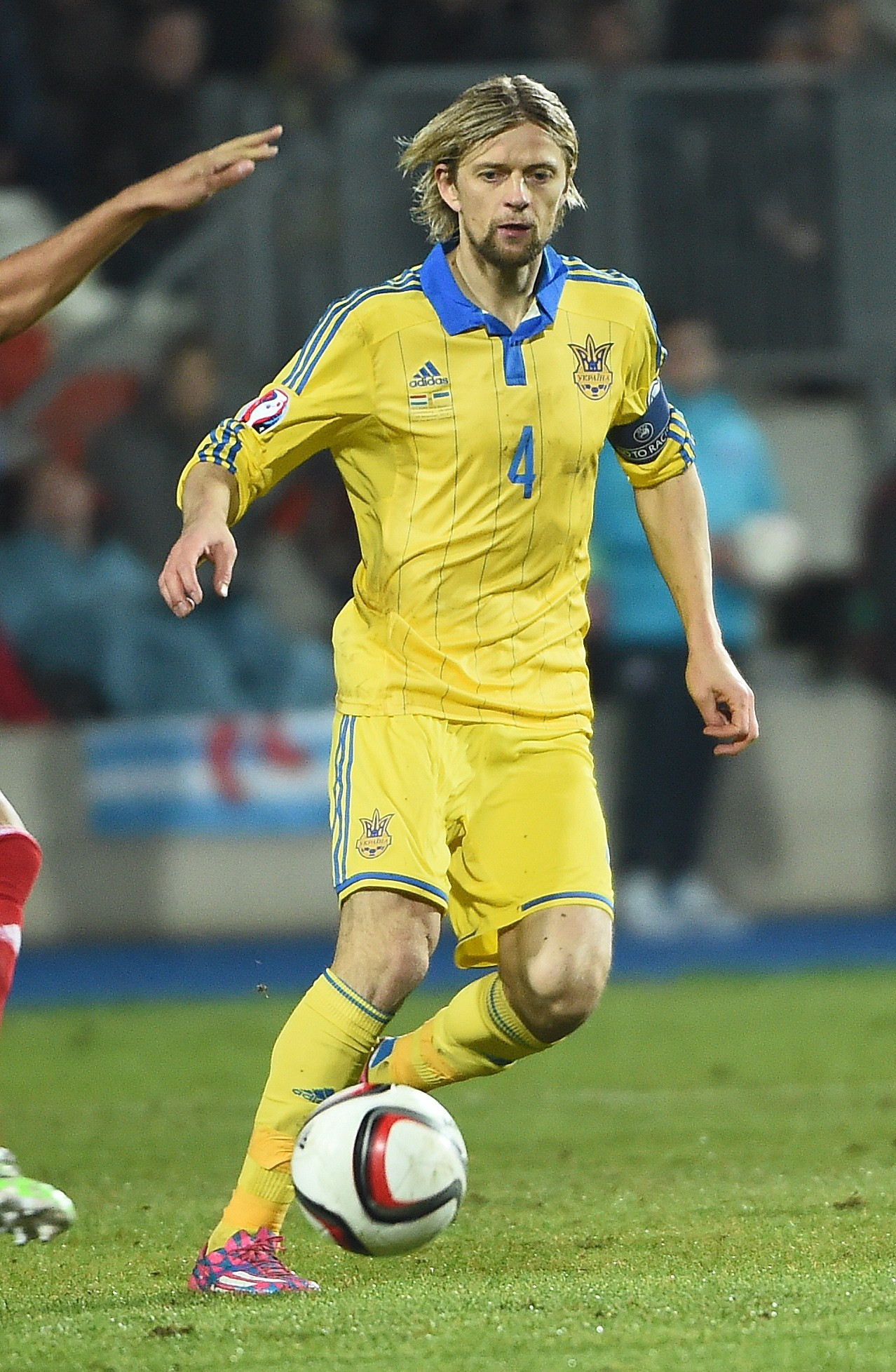 Anatoliy Tymoschuk, capped 144 times, is one of Ukraine's most successful footballers ©Getty Images