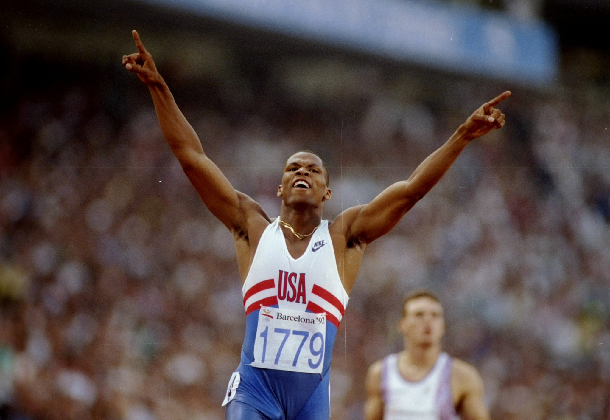 Fred Kerley is now being coached by the 1992 Olympic 400m gold medallist Quincy Watts ©Getty Images