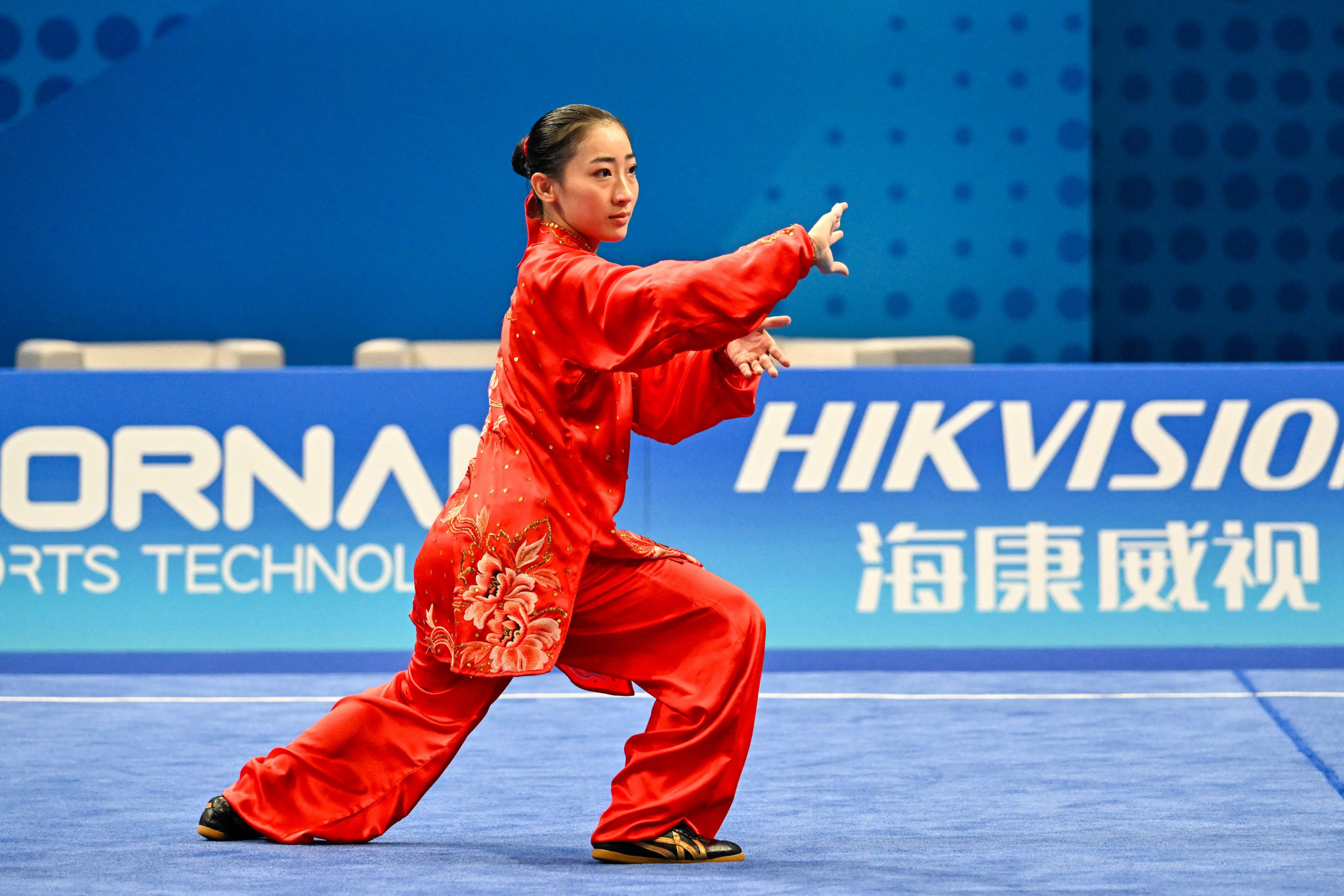 The Chinese martial art of wushu is among four sports on the programme at Hangzhou 2022 which has proven to be a hit with spectators ©Getty Images