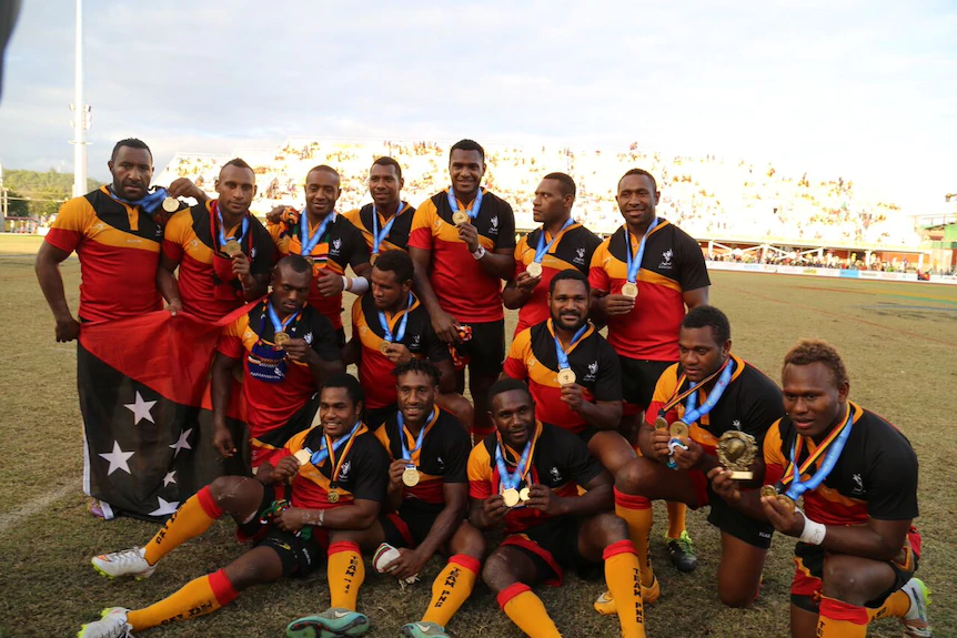 Papua New Guinea won the rugby league nines at the 2015 Pacific Games in Port Moresby ©Pacific Games