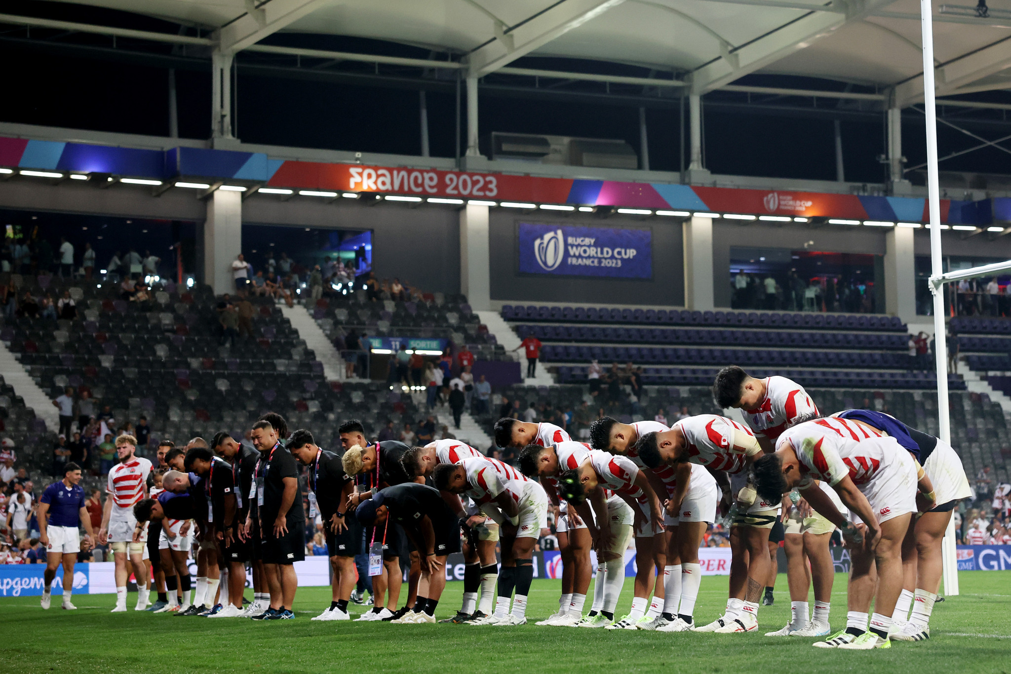 Japan boost Rugby World Cup quarter-final hopes with victory against Samoa
