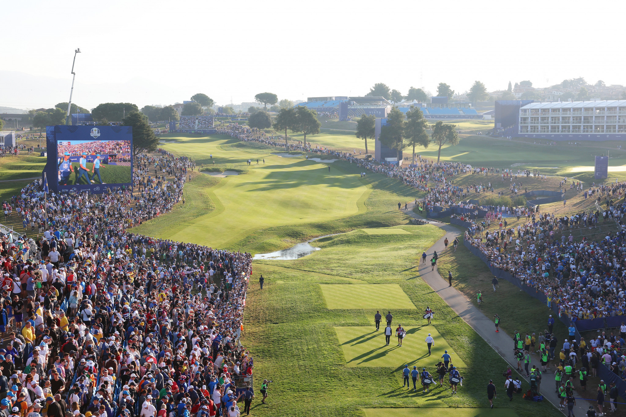 Europe won the opening session 4-0 for the first time at a Ryder Cup ©Getty Images