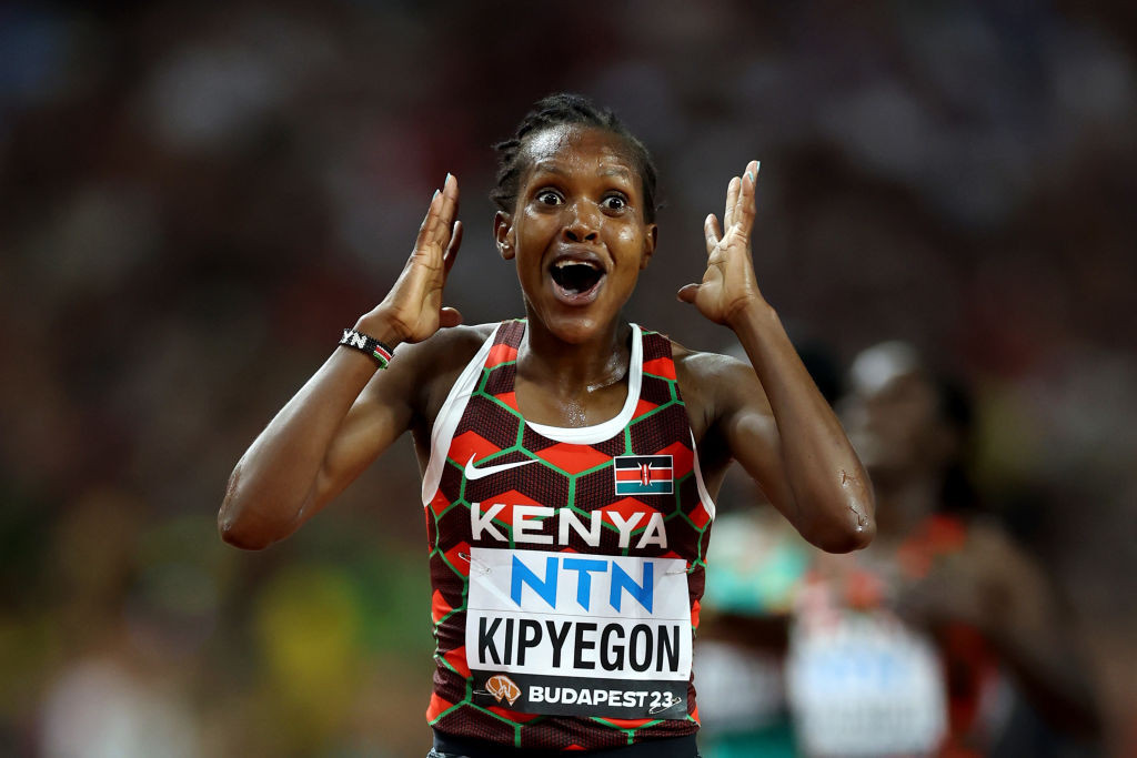 Kipyegon is jewel in the crown at inaugural World Athletics Road Running Championships