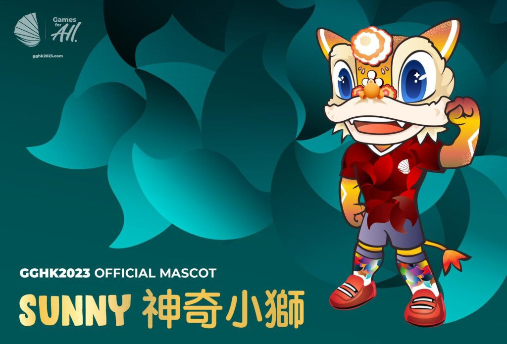 Sunny the lion has been named the mascot for the 2023 Gay Games ©Gay Games 2023