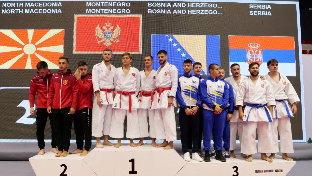 European Games bronze medallist among winners at Balkan Karate Championships for seniors and veterans