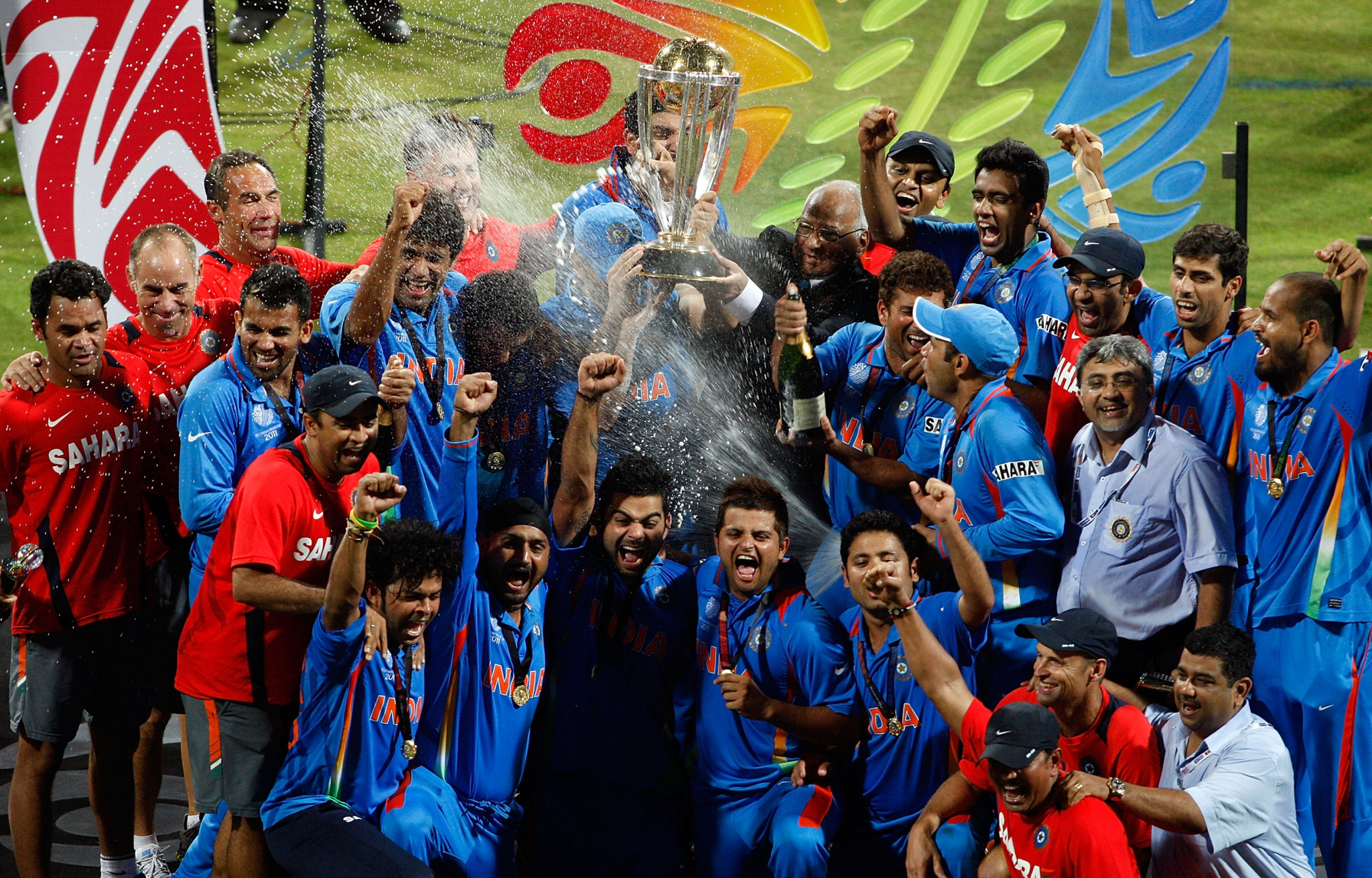 India won the World Cup on home soil in 2011 ©Getty Images