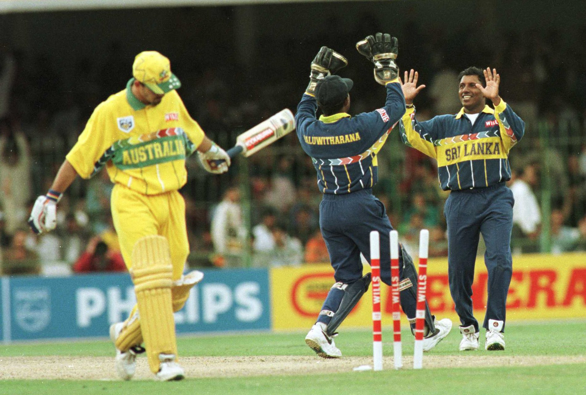 Sri Lanka defeated Australia in the 1996 World Cup final ©Getty Images