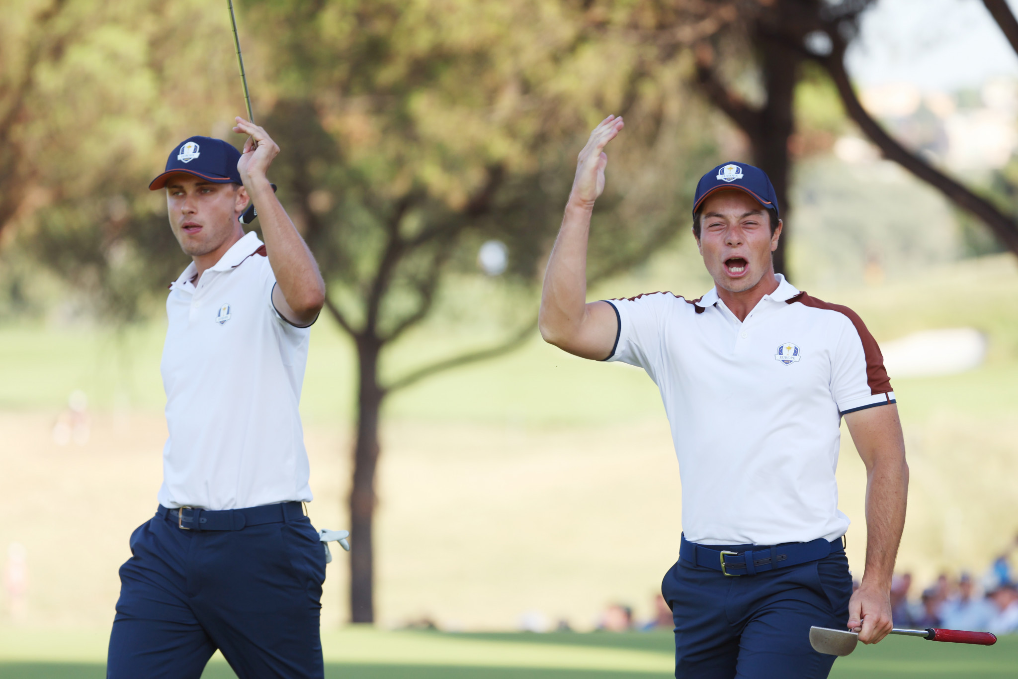 Europe record biggest ever individual match win at Ryder Cup as they take five point lead into final day