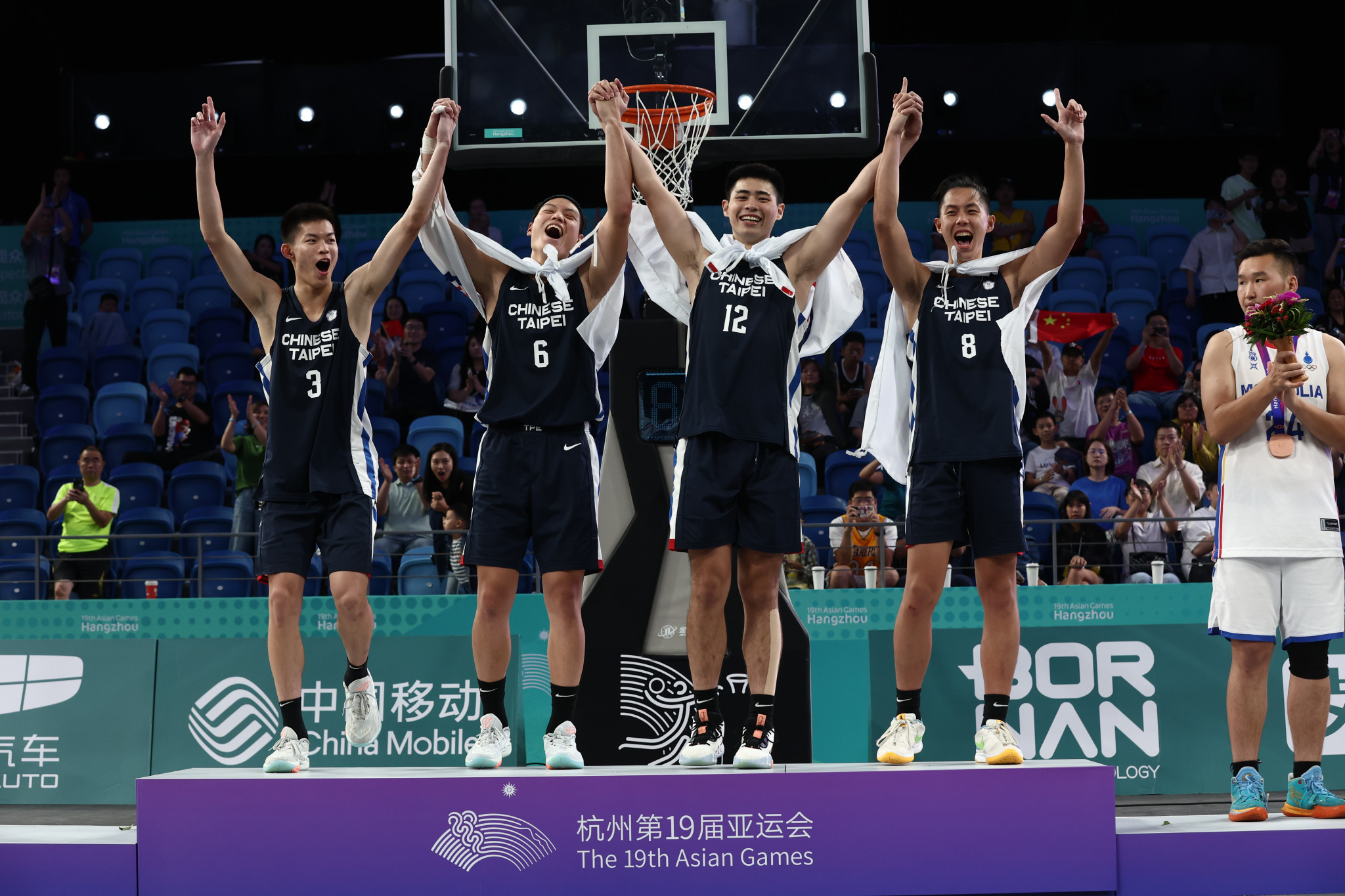 Home crowd roars for Chinese Taipei in late 3x3 basketball glory at Hangzhou 2022