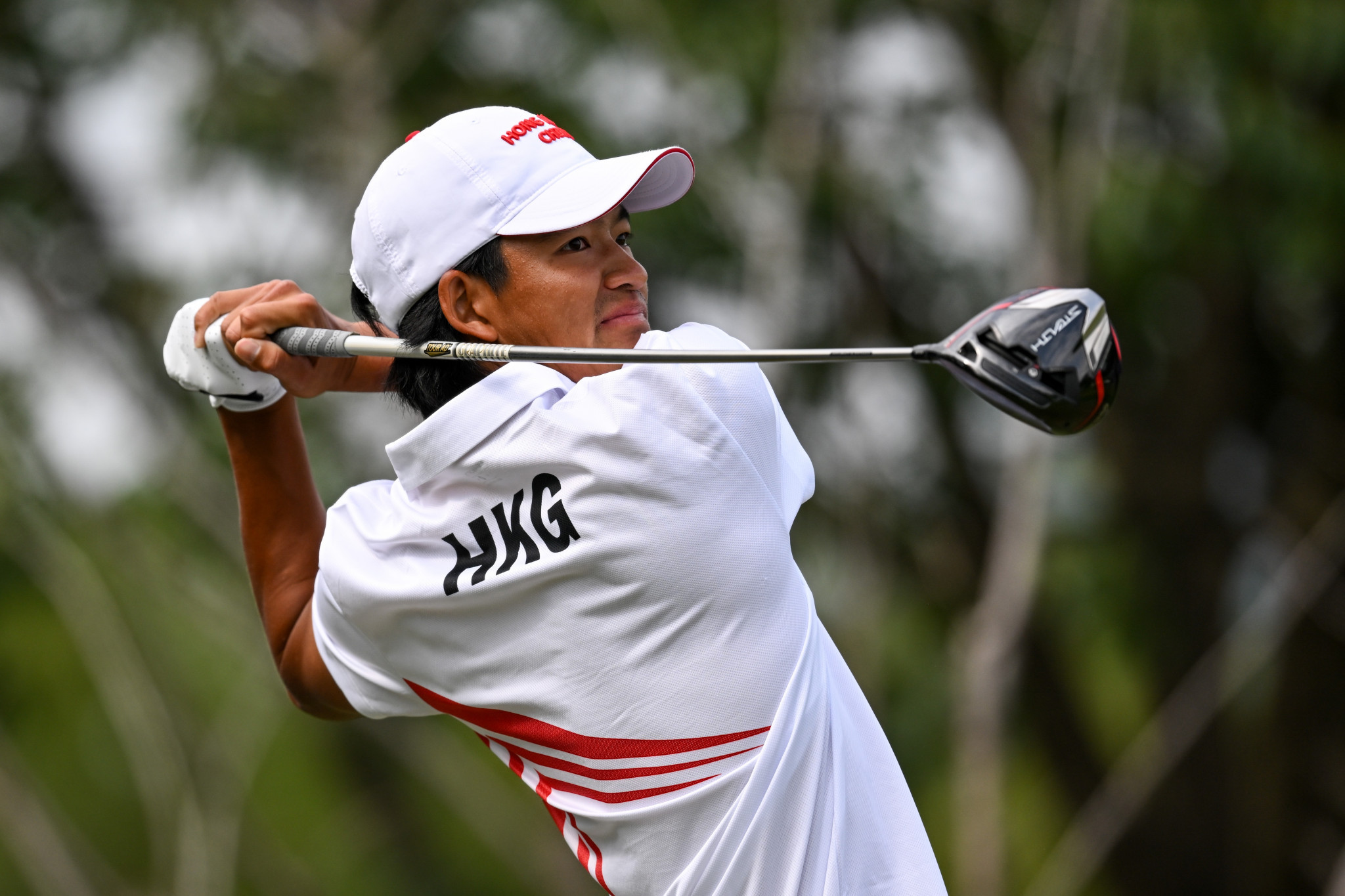 Kho Taichi of Hong Kong kept his cool to win the men's golf title ©Hangzhou 2022