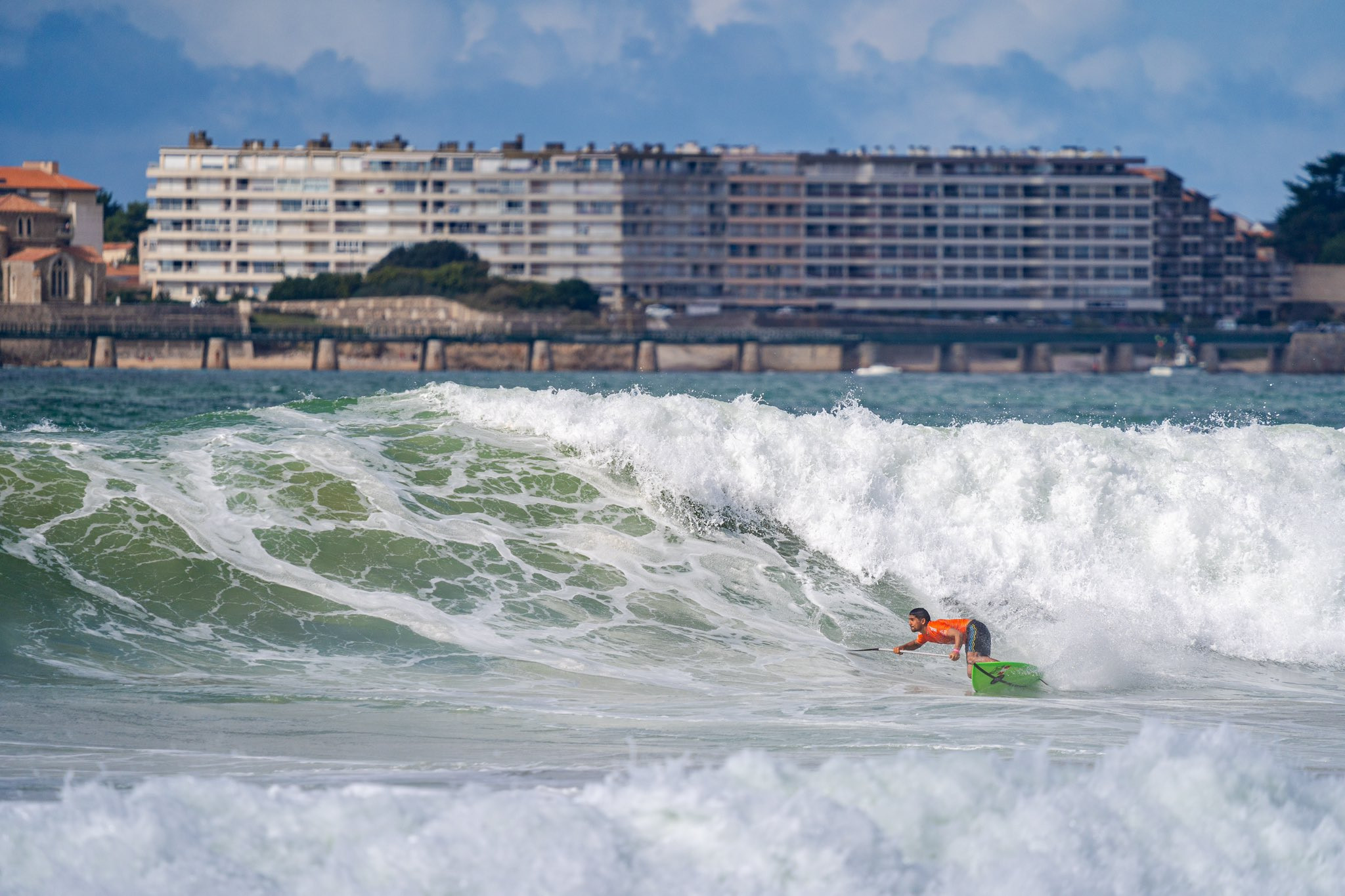 Champions were crowned across stand-up paddle and paddleboard disciplines at Les Sables d'Olonne ©ISA
