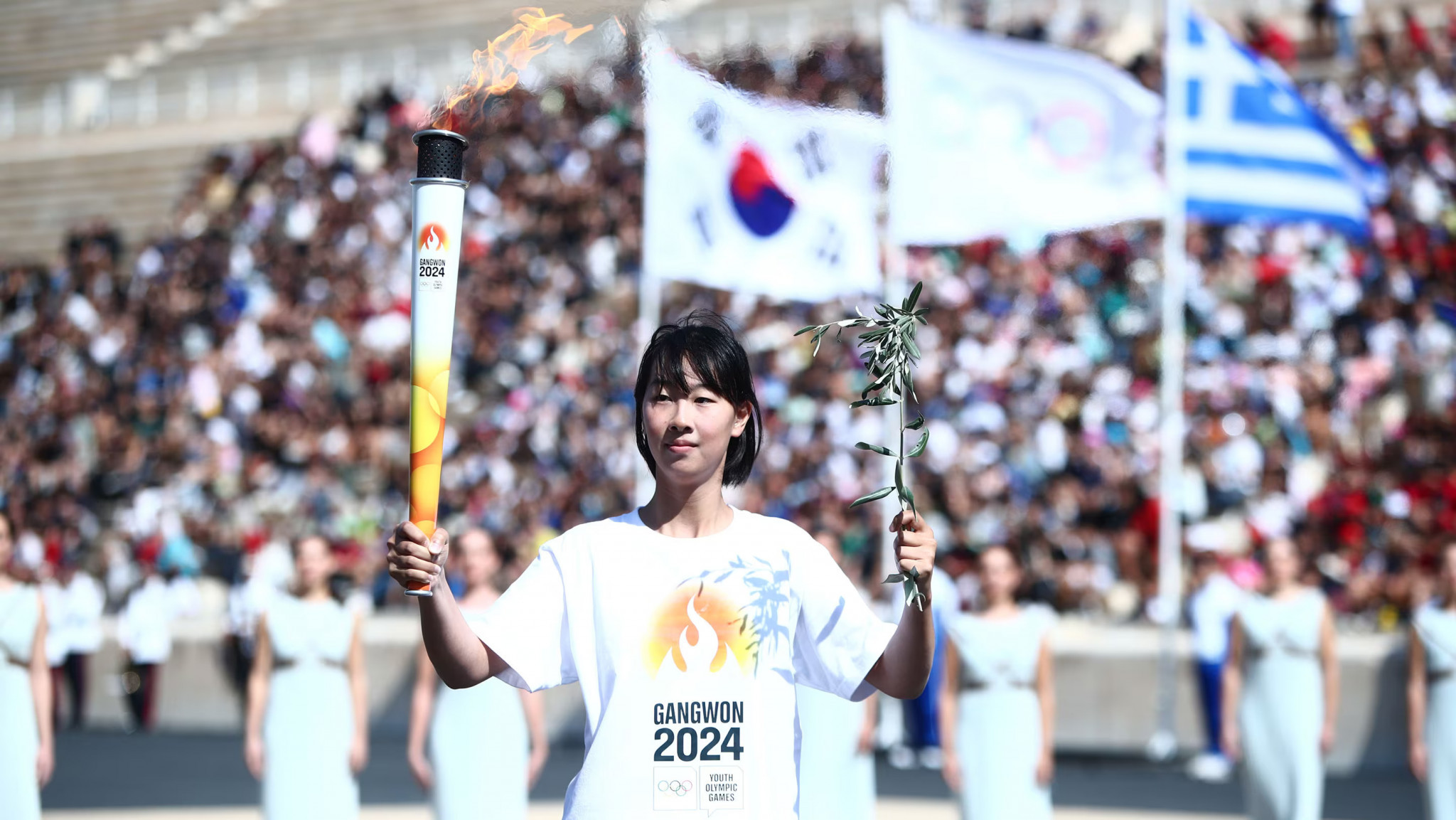 Flame lit for "journey of solidarity" to Gangwon 2024 Youth Olympics
