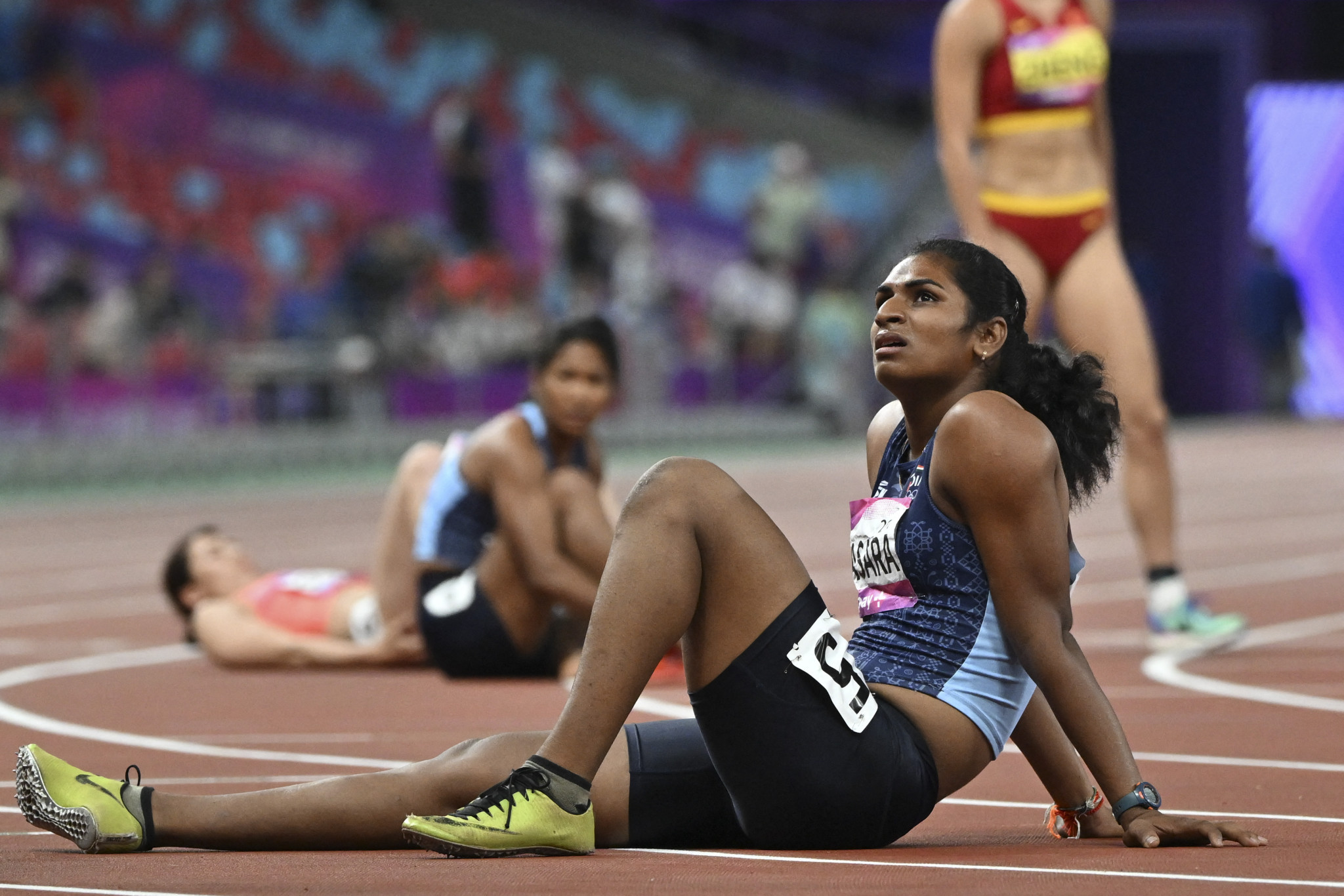 Nandini Agasara is said to be furious with Swapna Barman's claim that she is transgender ©Getty Images