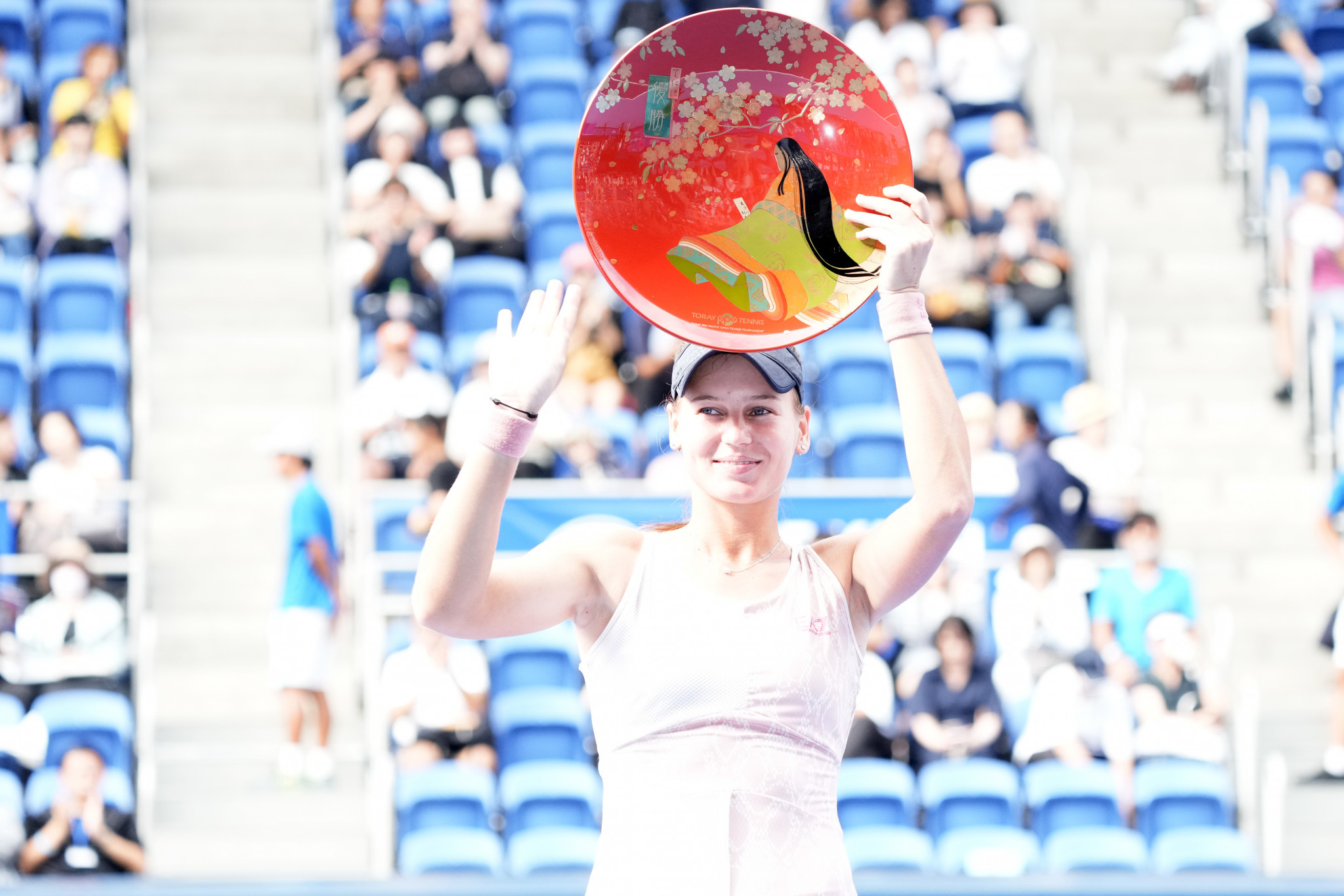 Russian player Veronika Kudermetova, who beat Tsurenko at the China Open today, won the Toray Pan Pacific Open tournament on October 1  ©Getty Images