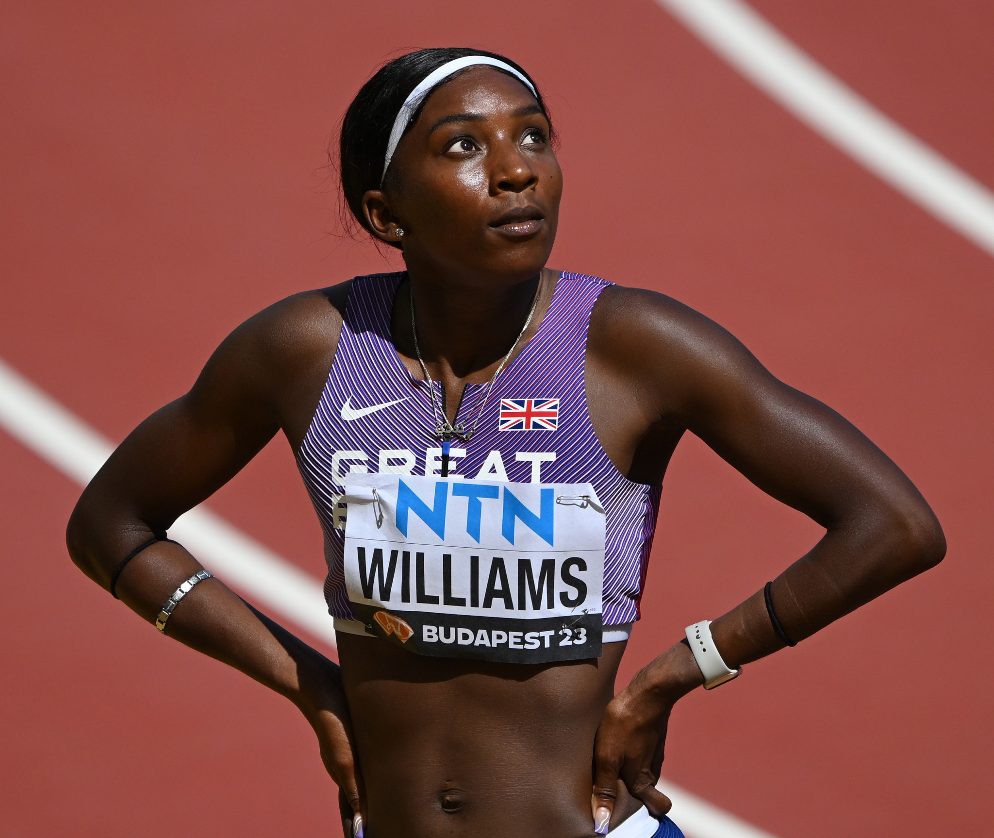 An officer with the Metropolitan Police has told a gross misconduct hearing he thought he smelled cannabis from the car of British sprinter Bianca Williams and her partner in July 2020 ©Getty Images