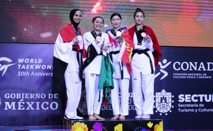 Jessica García won gold for Mexico at the World Championships in Veracruz  ©FMTKD