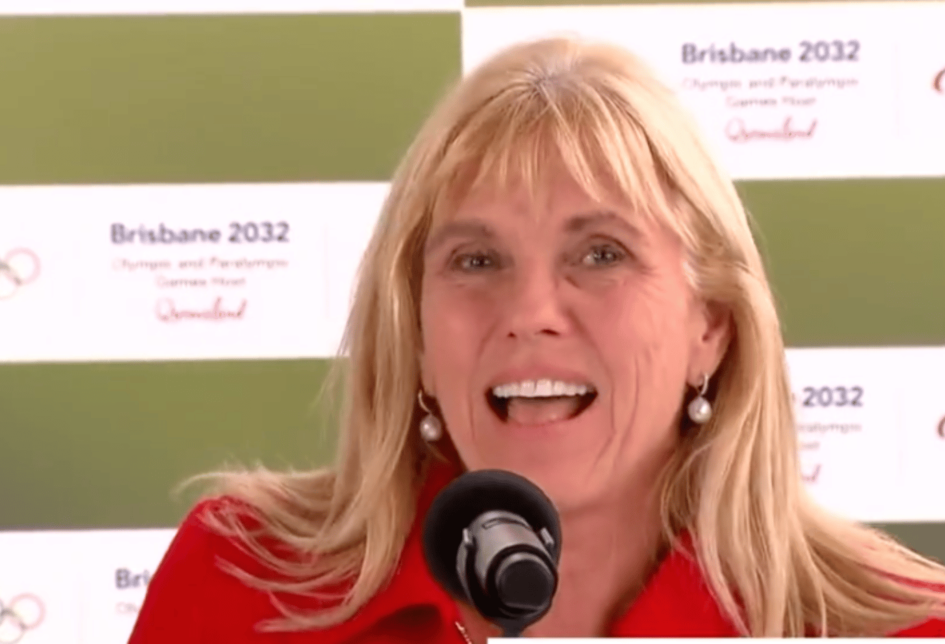 Brisbane 2032 chief executive Cindy Hook is paid an annual salary of AuD$333,000 ©YouTube
