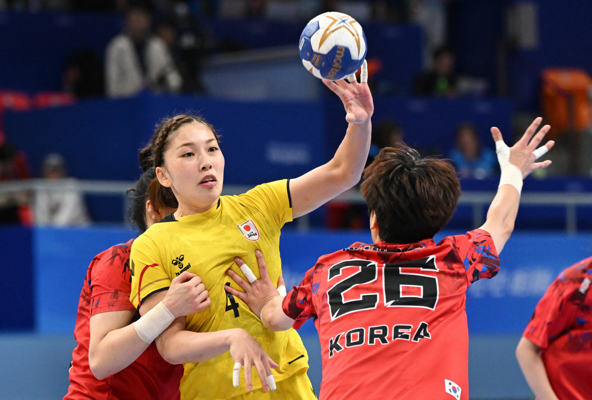 Japan ran out as 29-19 winners against South Korea in the women's handball final as they limited the opposition's efficiency to just 40 per cent ©Getty Images