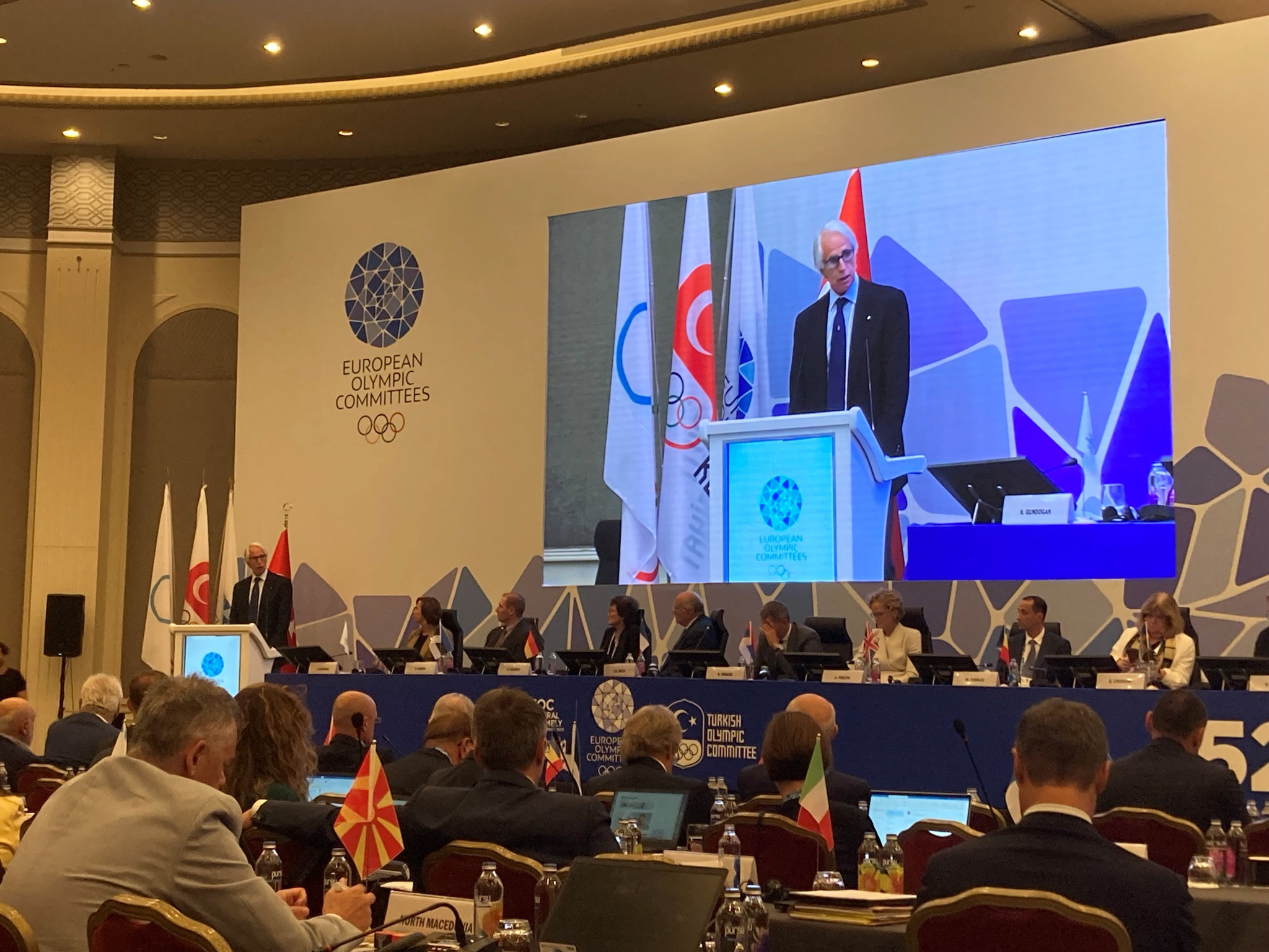 Milan Cortina 2026 organisers provided a progress report to the EOC General Assembly in Istanbul ©ITG