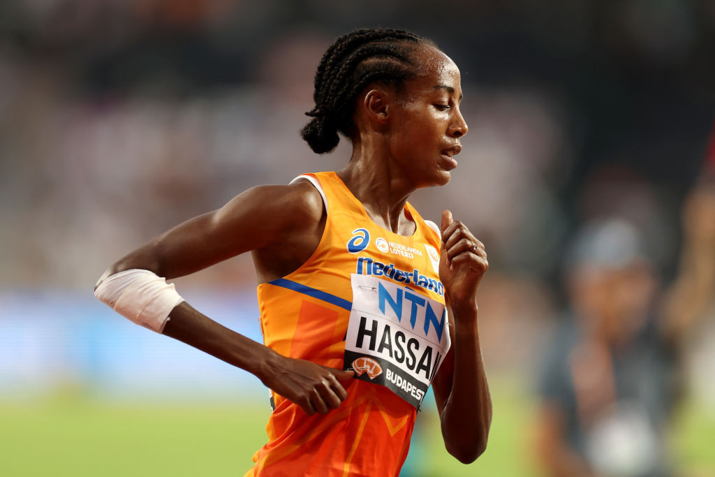 Sifan Hassan, who won the London Marathon on her debut this year, will seek the Chicago Marathon title tomorrow ©Getty Images