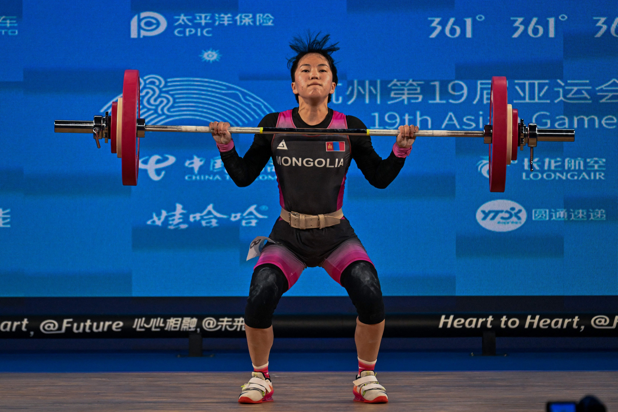 Mongolian weightlifter becomes latest athlete to fail drugs test at Hangzhou 2022