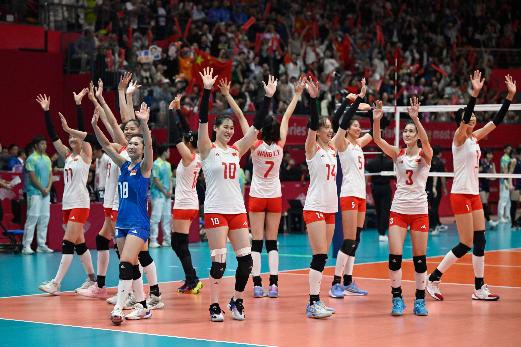 China overcame Japan to clinch the women's volleyball gold medal ©Getty Images