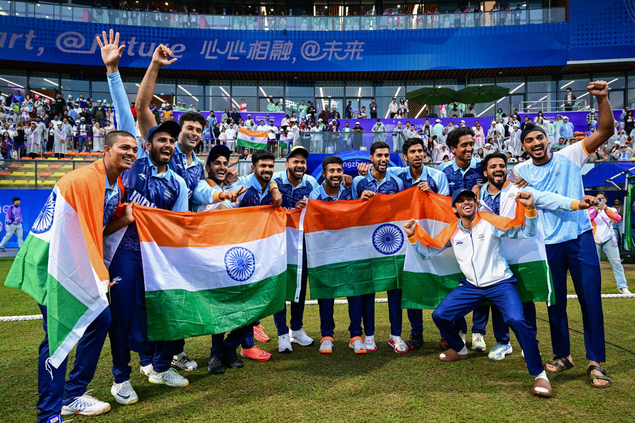 India won men's cricket gold after rain stopped play in their match against Afghanistan ©Getty Images