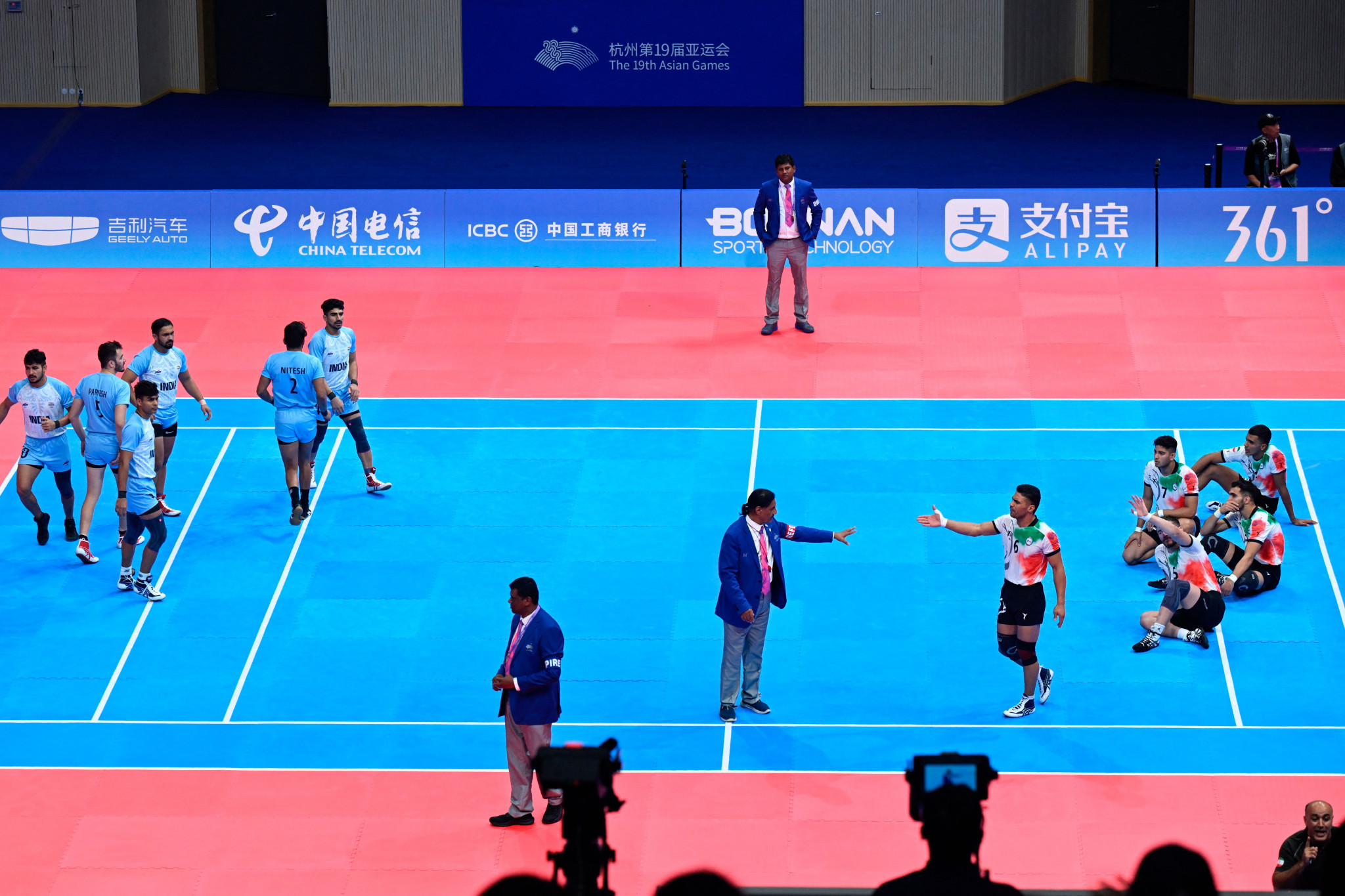 Kabaddi final descends into chaos with on-court protests at Hangzhou 2022