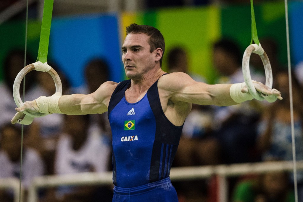 Brazil's Arthur Zanetti earned a narrow victory in the men's rings event