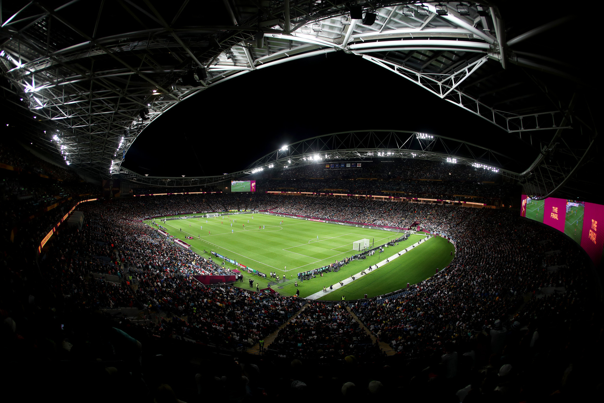Although Australia co-hosted this year's FIFA Women's World Cup, the men's tournament for 2034 requires at least 14 venues with a capacity of 40,000 ©Getty Images