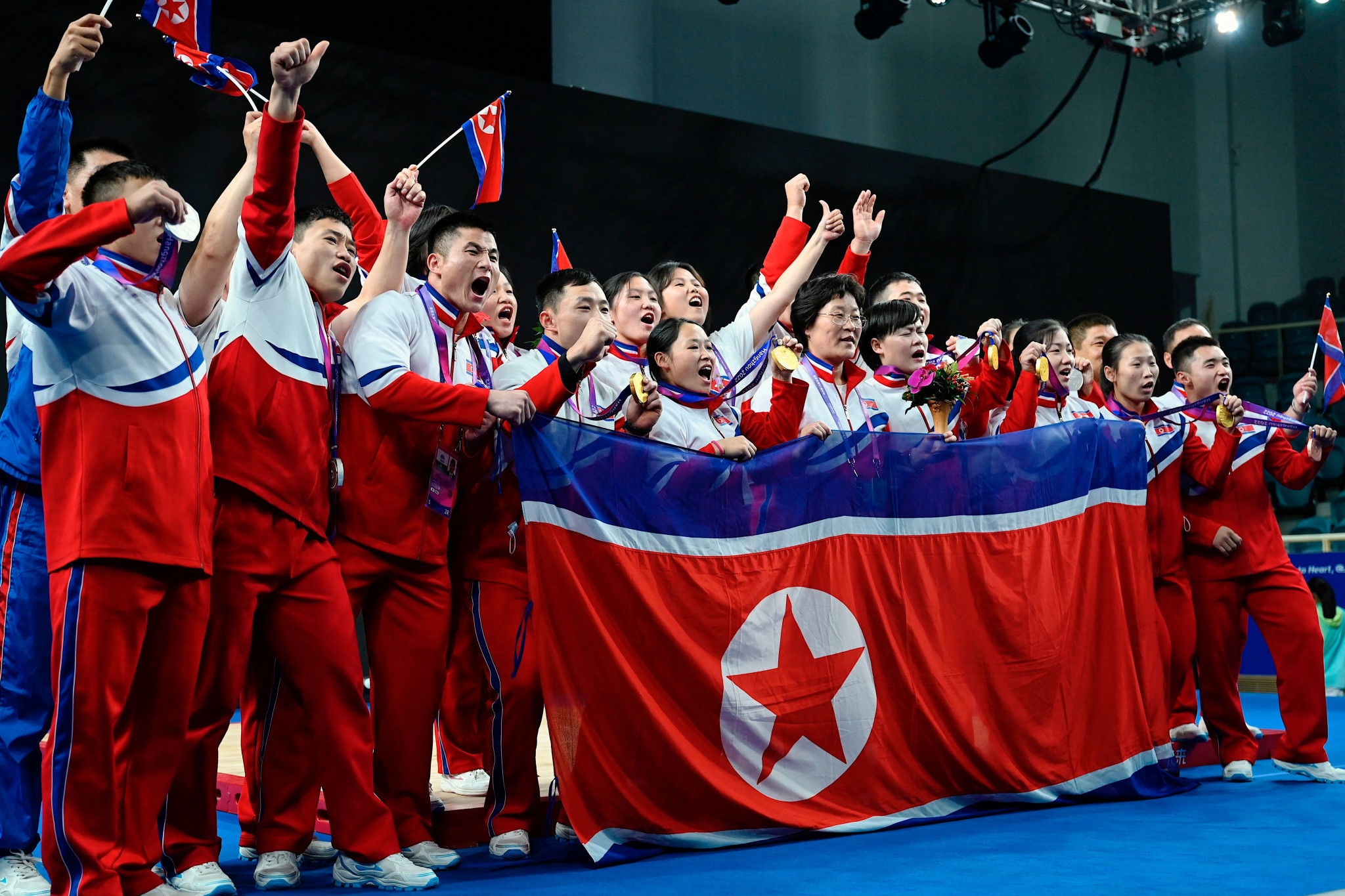 North Korea "opens up" to foreigners following stunning Asian Games return after threat of exclusion from weightlifting