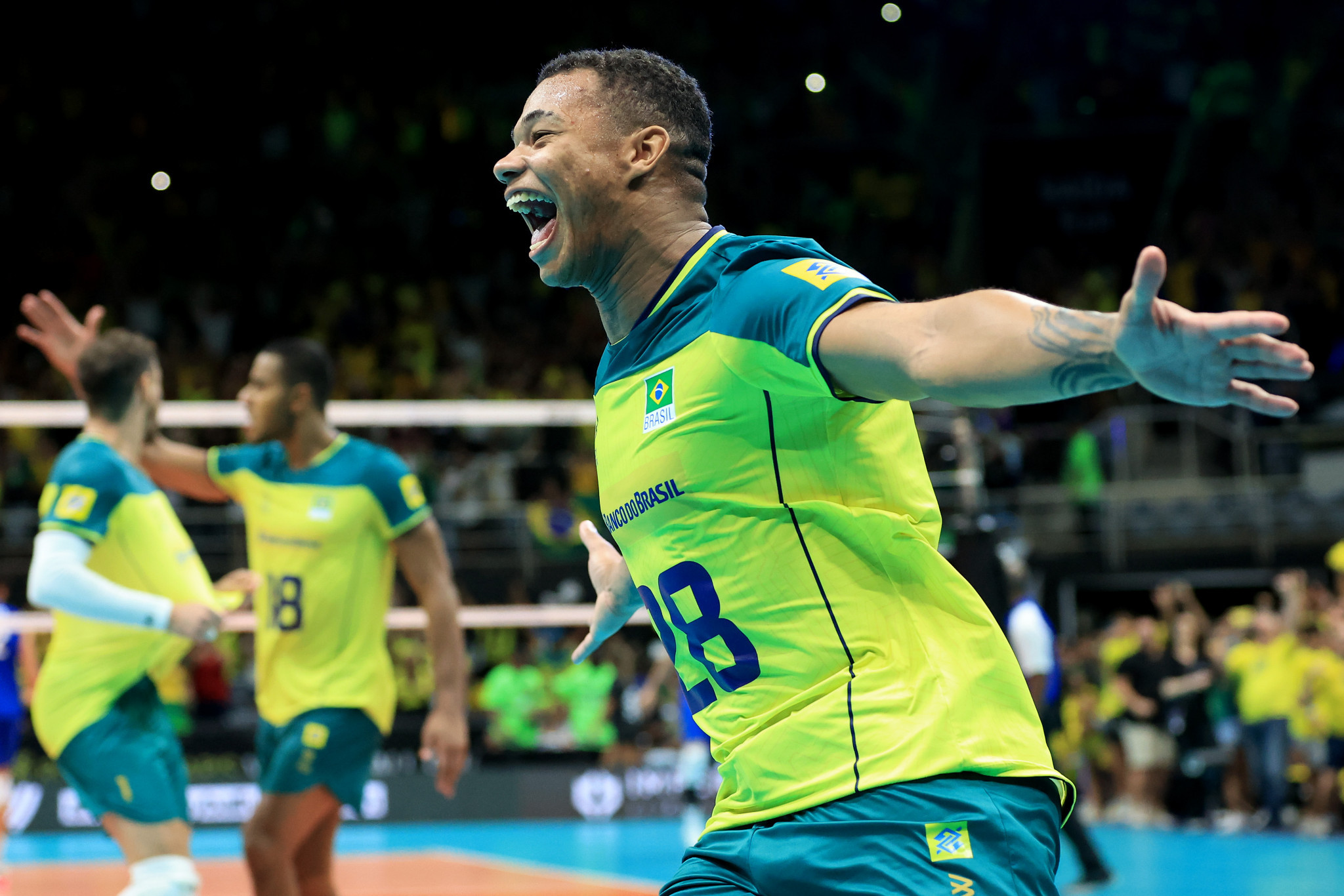 Brazil qualified after a thrilling last game win over world champions Italy ©Getty Images