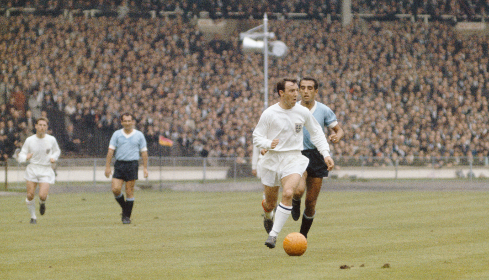 Jimmy Greaves started the 1966 FIFA World Cup as England's number one striker but got injured and never played in the tournament as his replacement scored a hat-trick in the final ©Getty Images