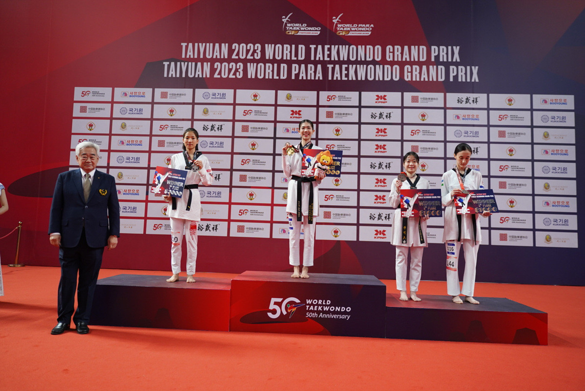 Thailand's Olympic champion Panipak Wongpattanakit won gold at the World Taekwondo Grand Prix in Taiyuan ©World Taekwondo