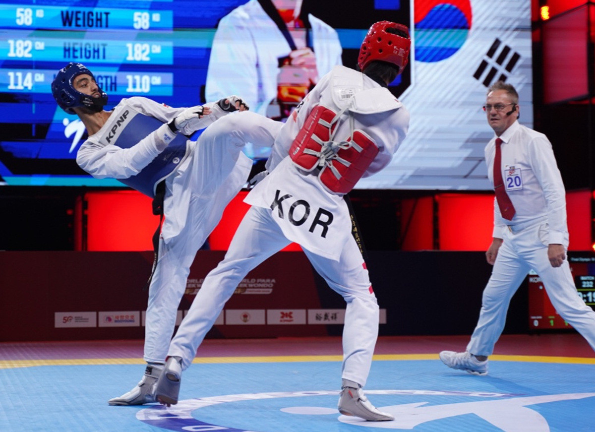 Shock for Iran's world champion but Olympic gold medallist unbeatable at World Taekwondo Grand Prix