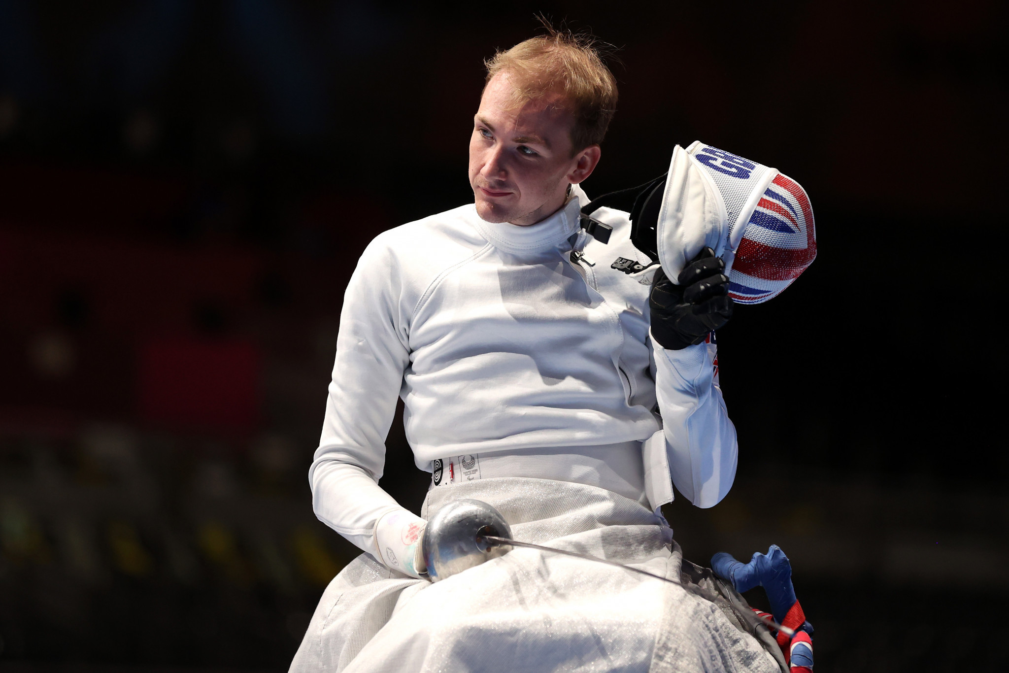Reigning Paralympic champion Piers Gilliver of Britain won the men's epee category A crown ©Getty Images