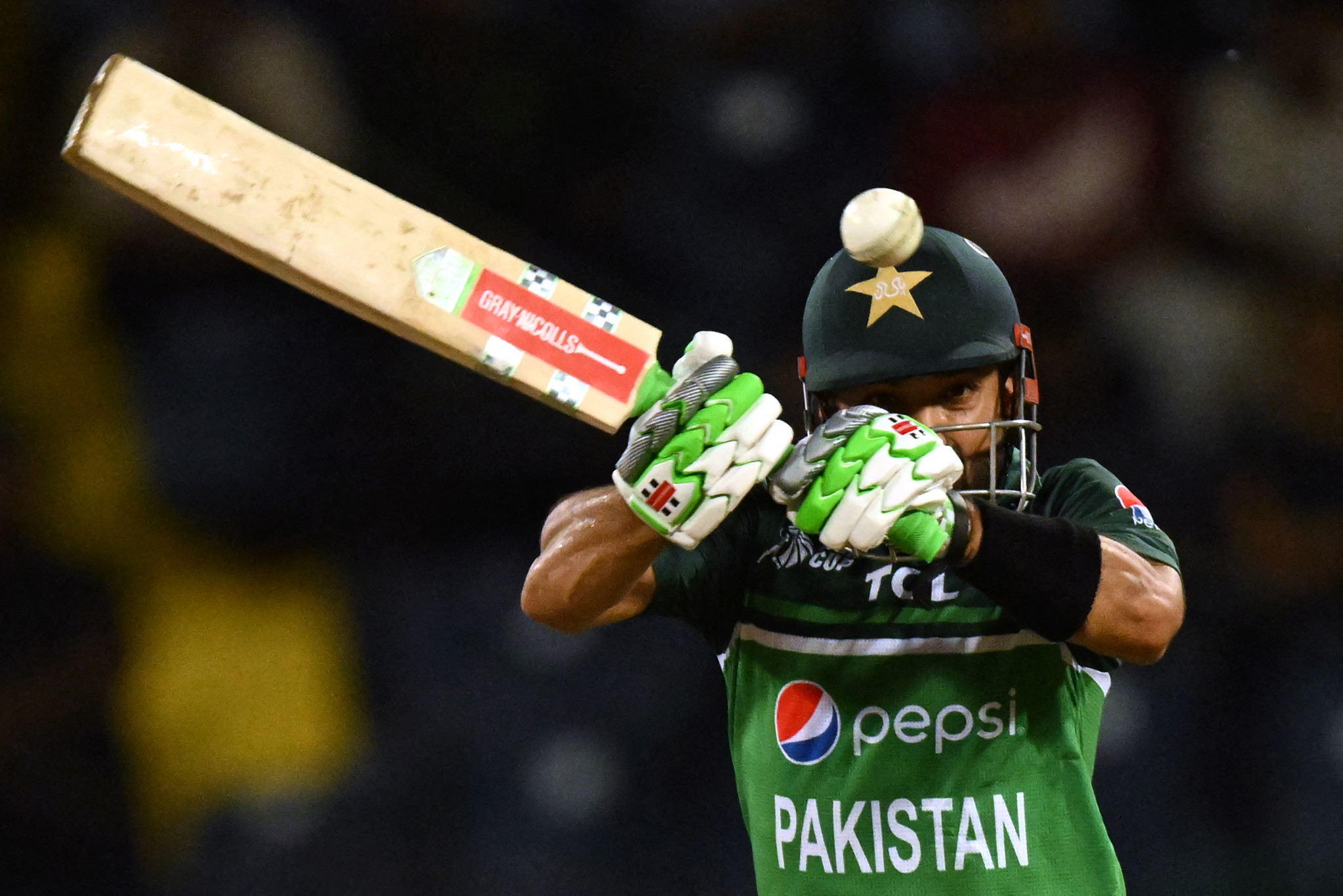 Pakistan wicketkeeper Muhammad Rizwan hit an unbeaten 131 to guide his country to the highest ever successful Cricket World Cup run chase ©Getty Images