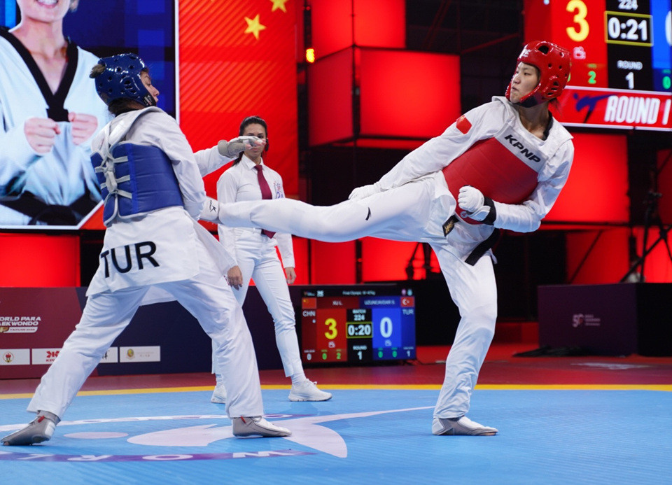China's Lei Xu also won gold on the final day ©World Taekwondo