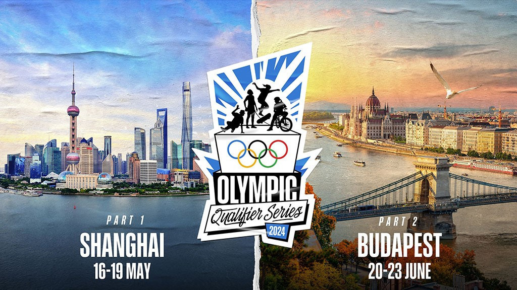 Shanghai and Budapest have been selected as hosts for the Olympic Qualifier Series, a new four-sport series for BMX freestyle, breaking, skateboarding and sport climbing ©IOC