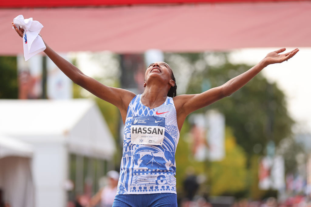 Dutch runner Sifan Hassan won her debut marathon in London and then set the second fastest time ever in the Chicago Marathon, winning two world track medals in between - but she is not among the 11 nominations for the women's World Athlete of the Year ©Getty Images