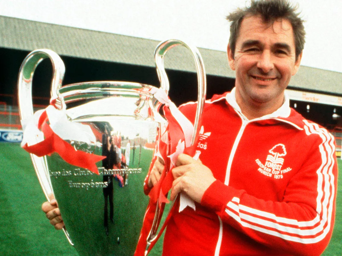 Brian Clough enjoyed phenomenal success with Nottingham Forest, winning the League Championship and lifting the European Cup twice ©Getty Images