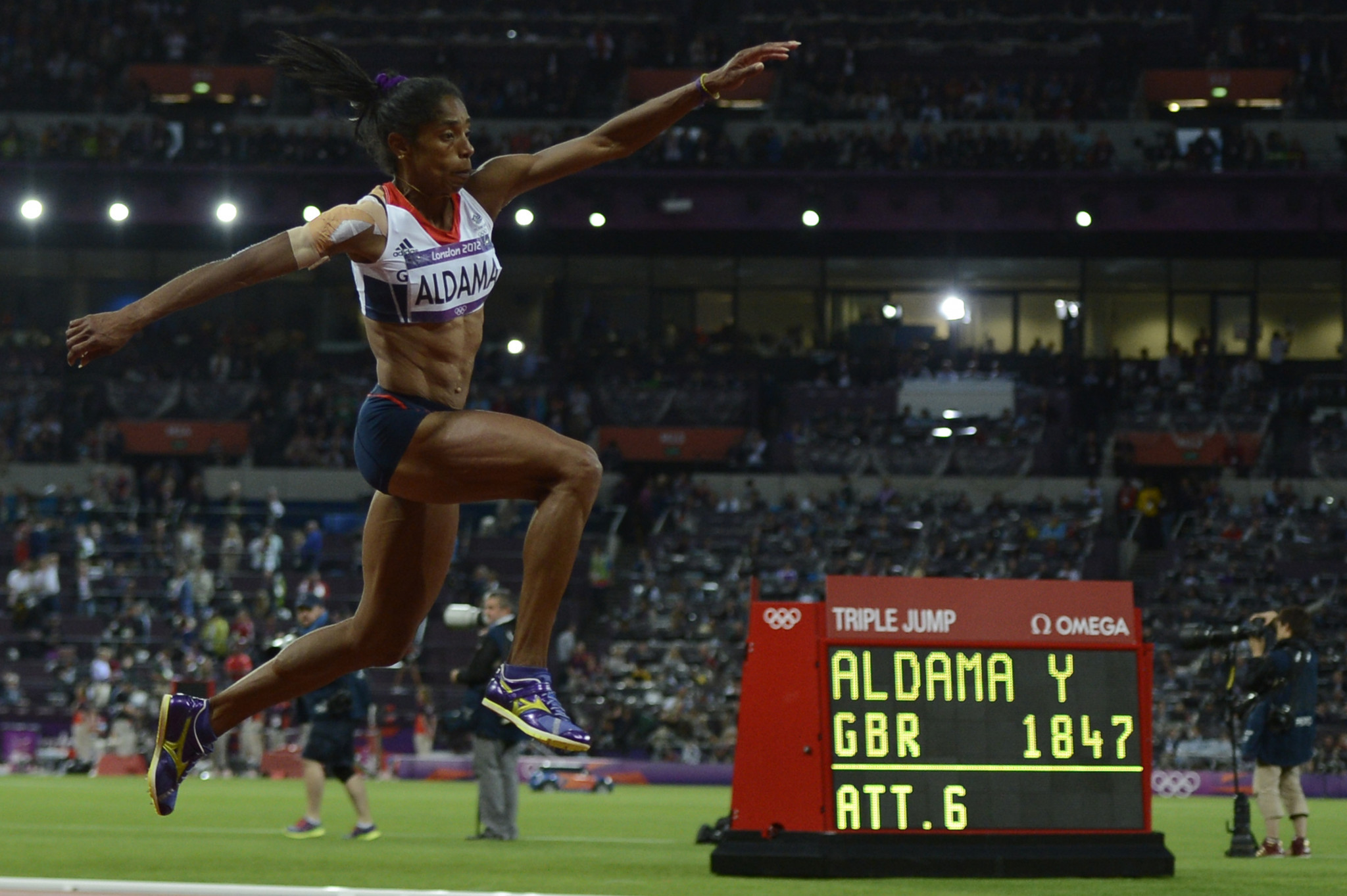 Triple jumper Yamilé Aldama for Cuba, Sudan and Britain is one of the few athletes who has competed for three different countries at the Olympic Games  ©Getty Images