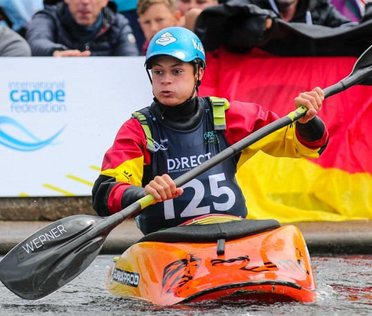 Rees retains junior men's K1 title at ICF Freestyle World Championships