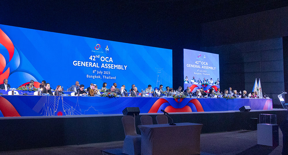 The OCA General Assembly in Bangkok were warned before the election started that there was evidence of interference but it was never investigated ©OCA