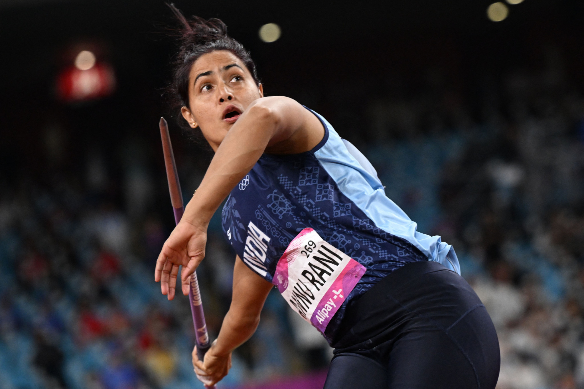 Annu Rani also won gold at Hangzhou 2022 to ensure India took a javelin double ©Getty Images