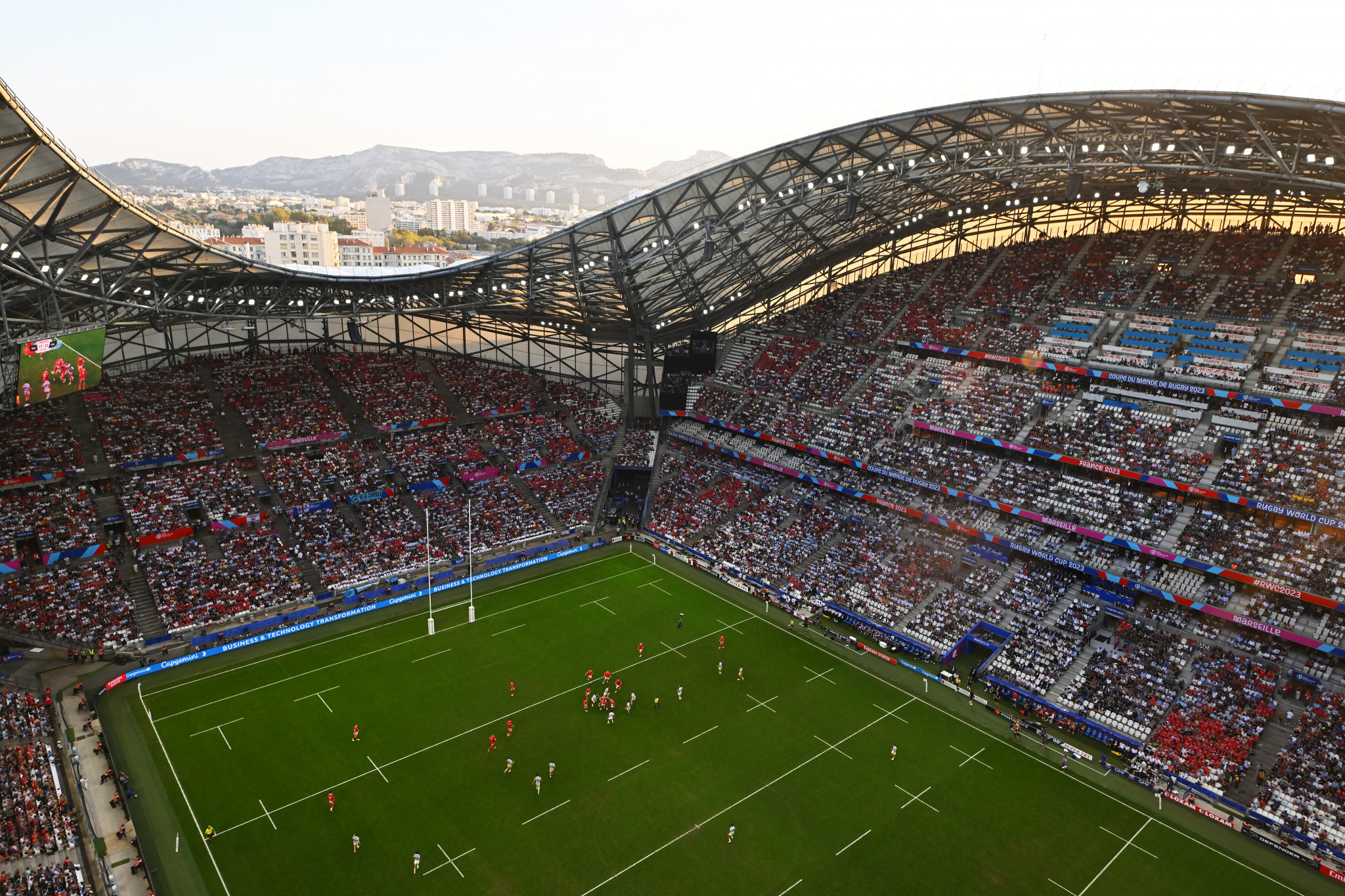Wales took on Argentina at the Stade Velodrome in Marseille ©Getty Images