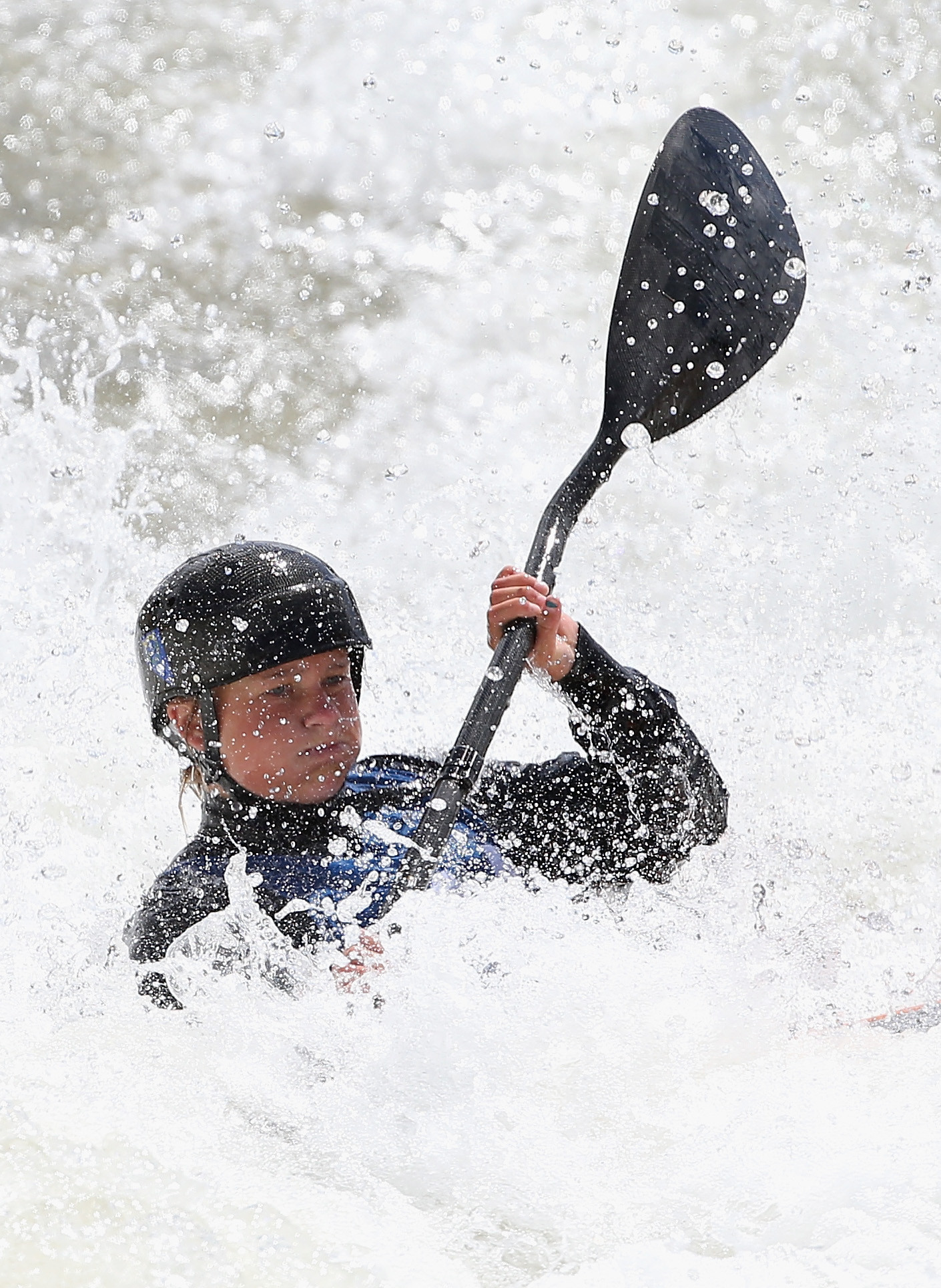 Sage Donnelly pulled off an upset to win the women's kayak surface gold medal ©Getty Images