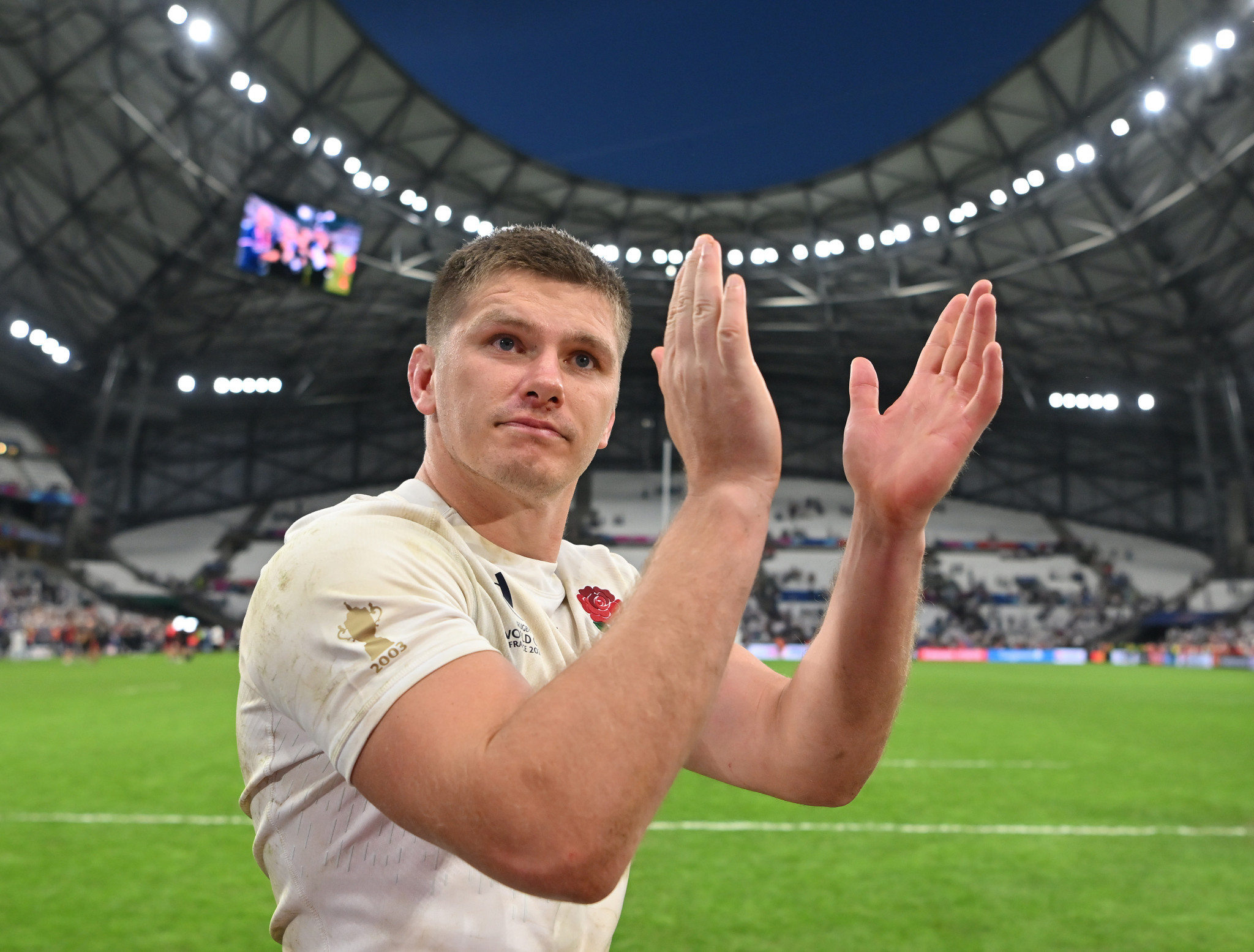 Owen Farrell's name was booed by fans who disagreed with his selection before the match but he proved his worth by kicking two-thirds of England's points ©Getty Images