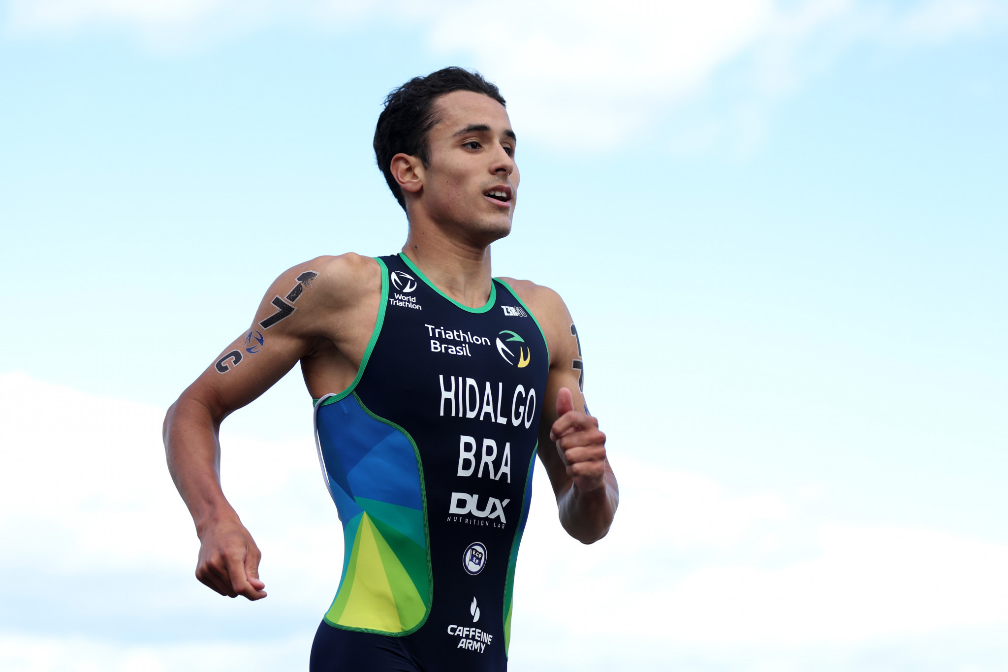 Miguel Hidalgo was fastest in the swim, cycle, and run as he won gold at the World Triathlon Cup in Brazil ©Getty Images